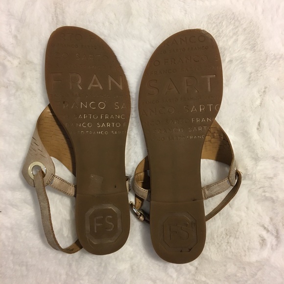 Franco Sarto beige sandals - Picture 4 of 7